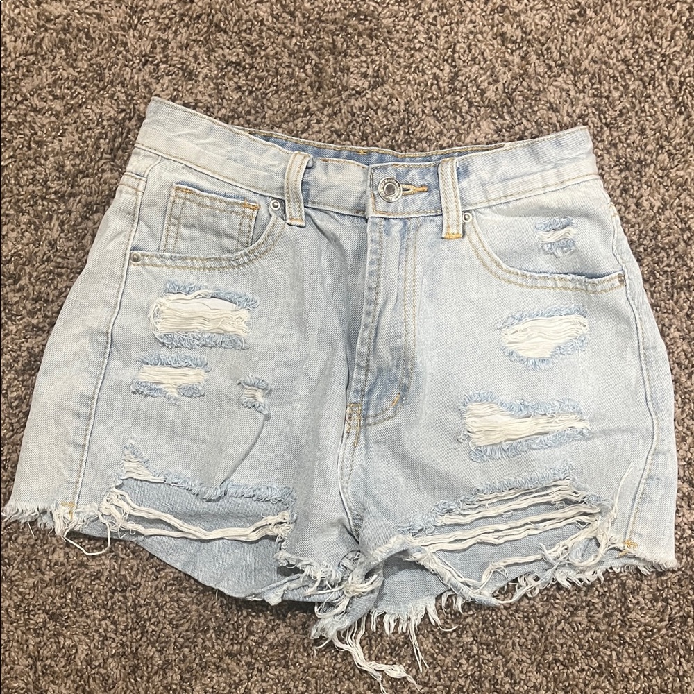 SHEIN Lightwash Jean Shorts